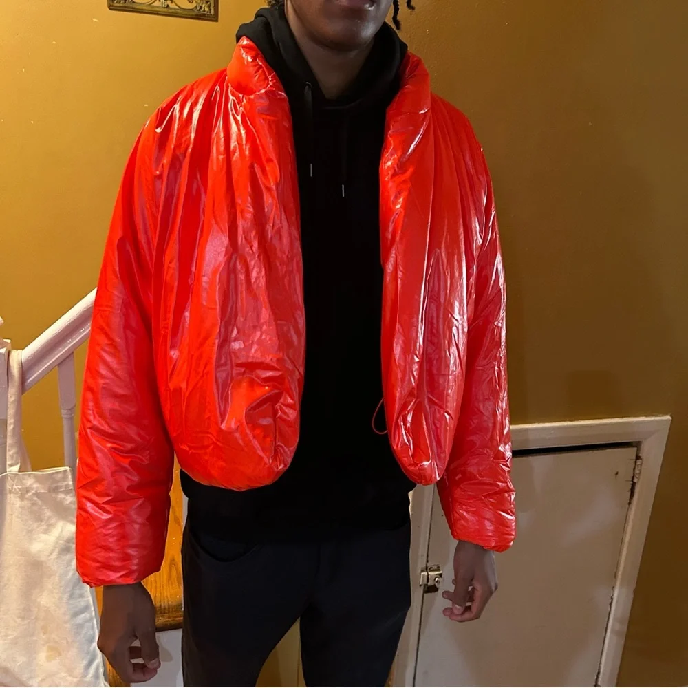 Red Men's Jacket - Picture 2 of 6